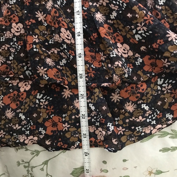 Madewell silk floral peplum top - Picture 11 of 12